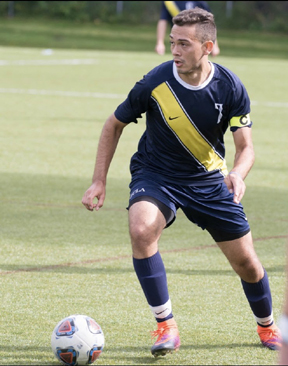 Oscar Castro playing soccer