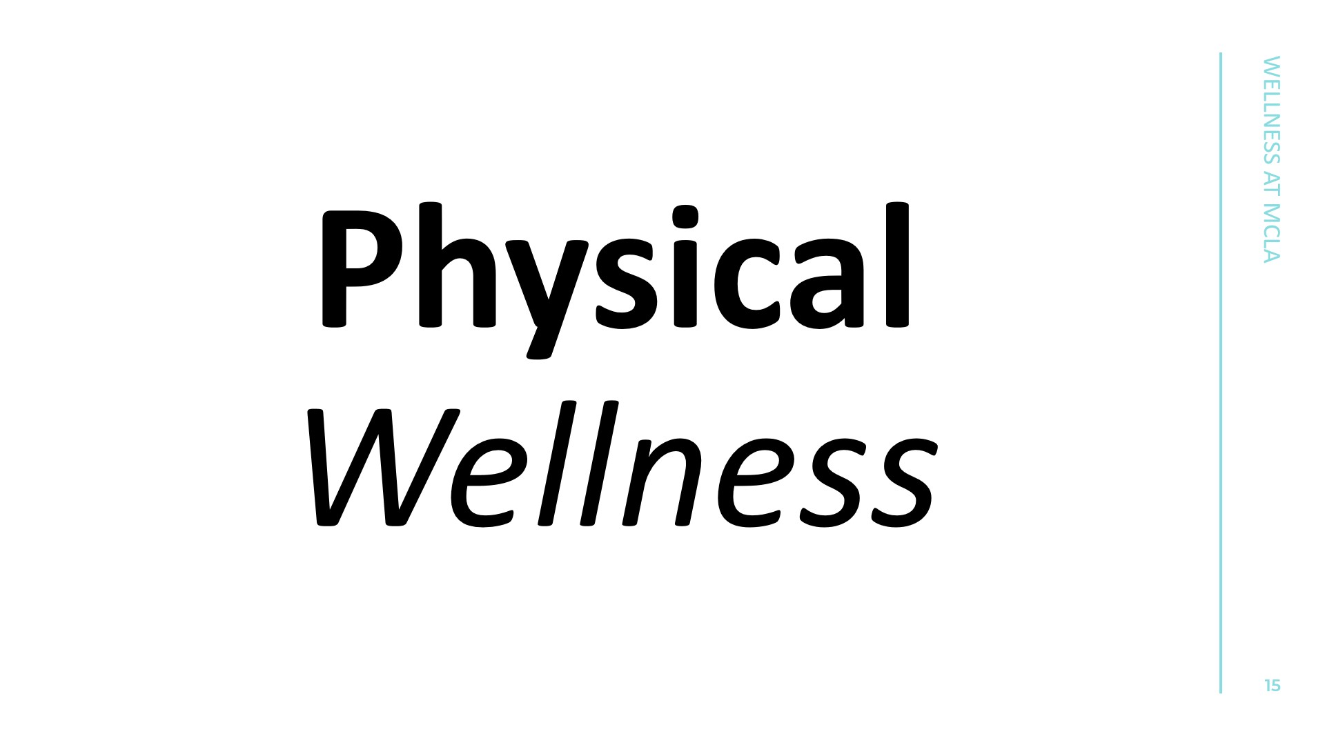 Physical Wellness