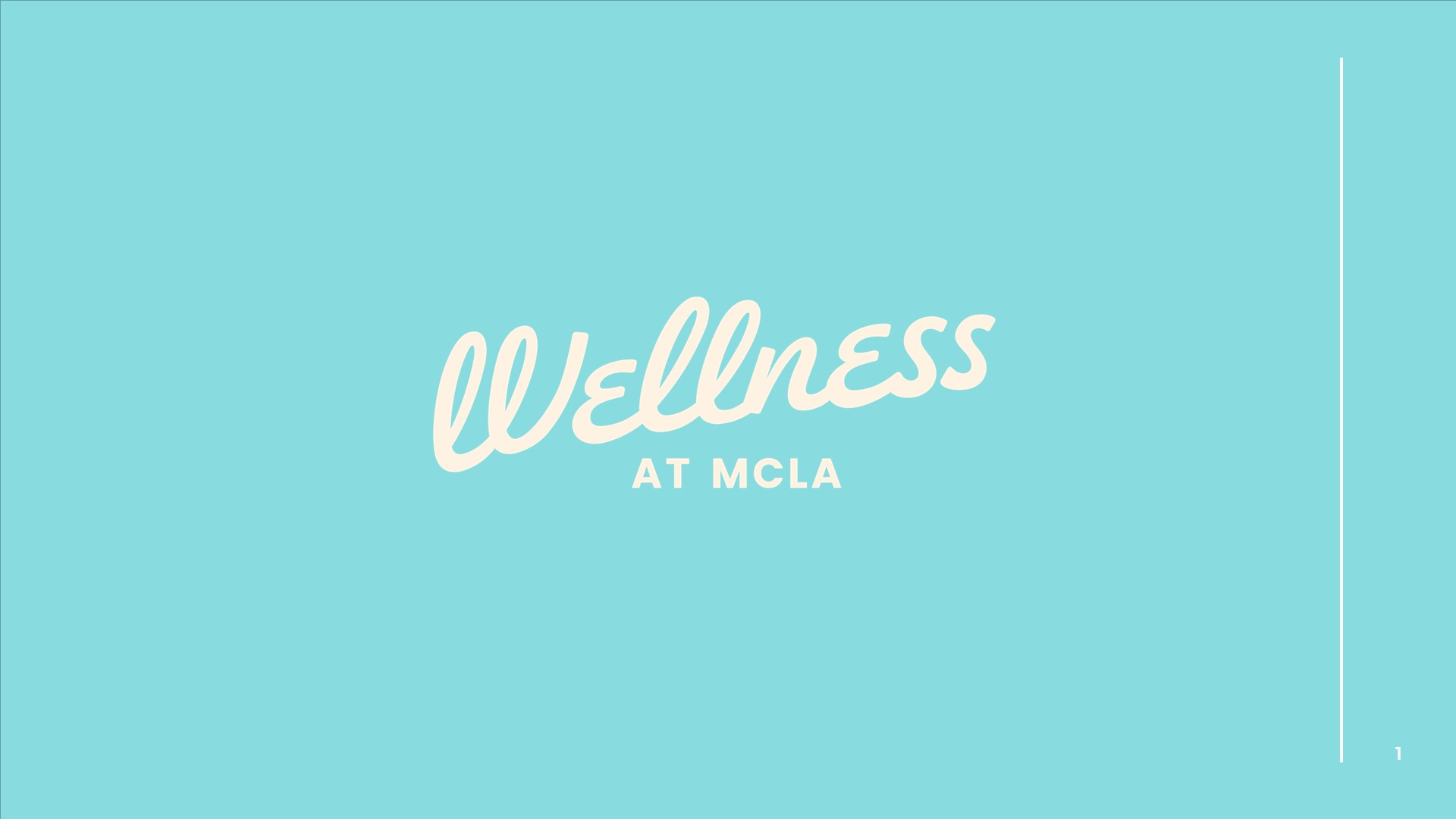 Wellness at MCLA