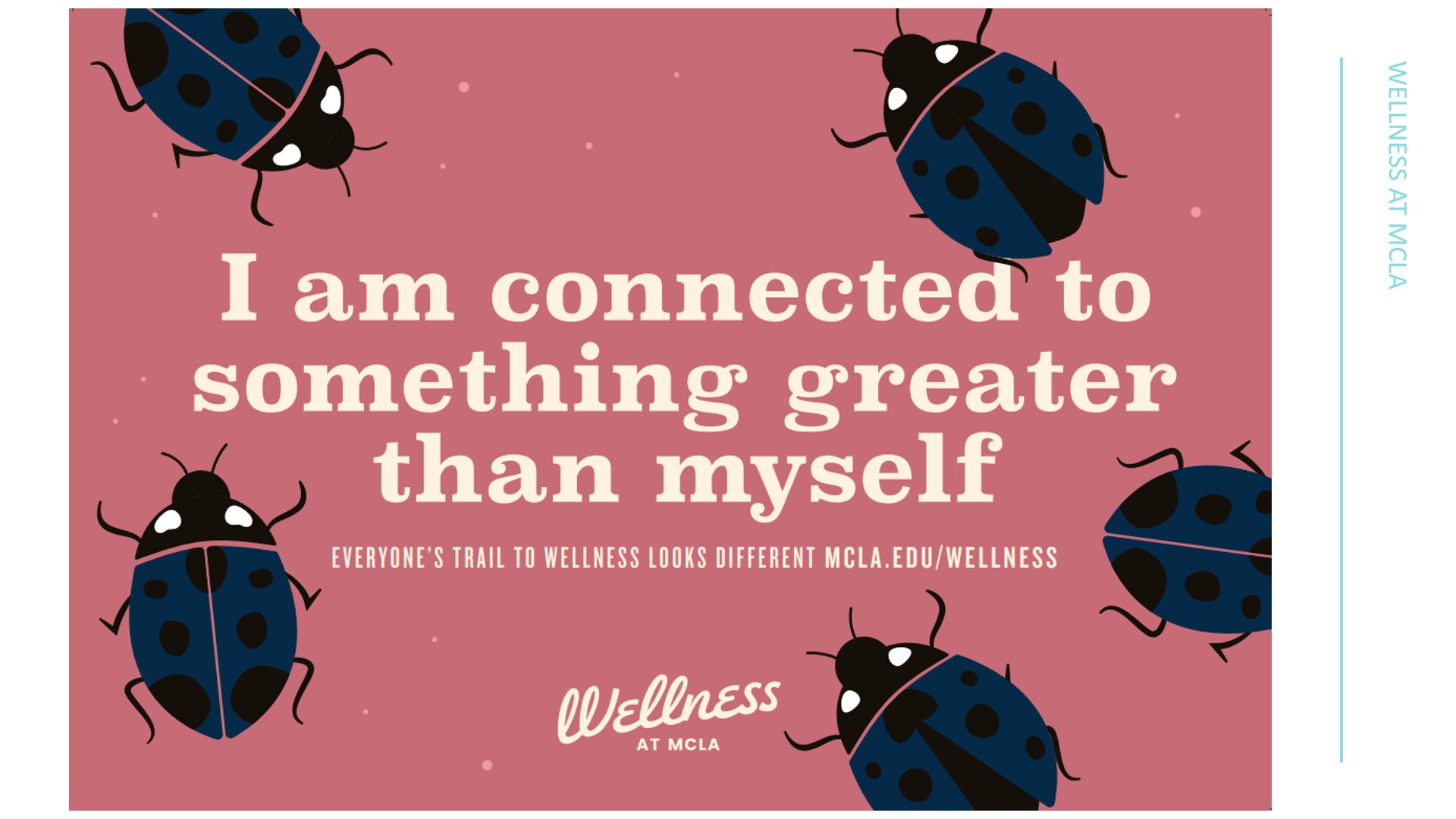 I am connected to something greater than myself