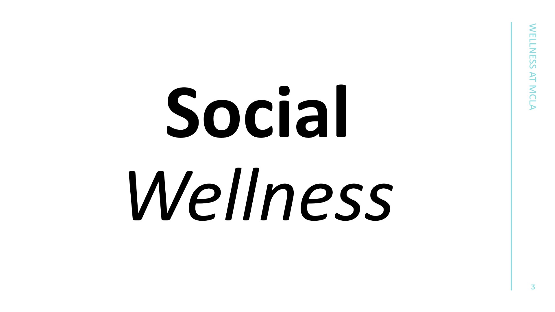 Social Wellness