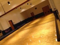 An empty dance studio