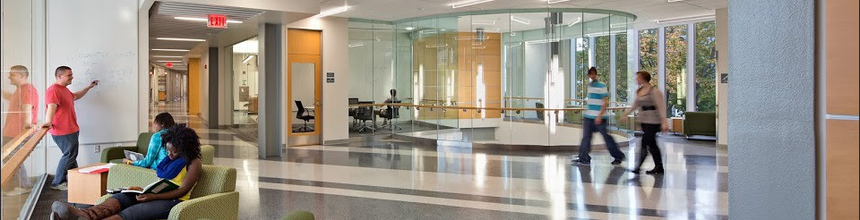 Interior of Feigenbaum Center for Science and Innovation