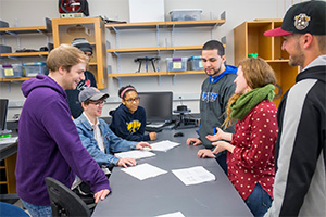 MCLA Physics students