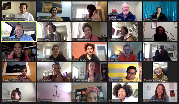 25 participants on zoom
