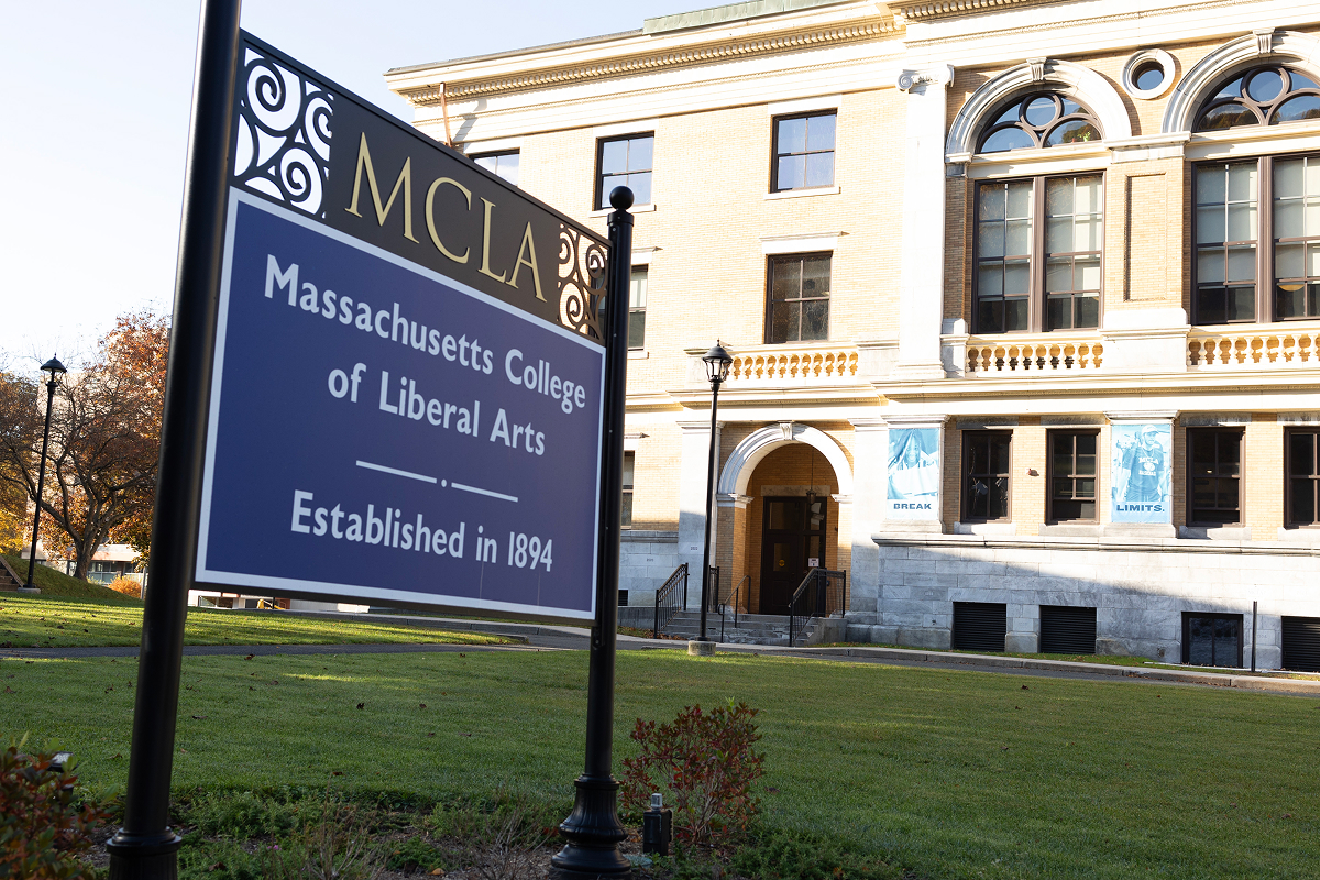 The MCLA Campus Building and Signage